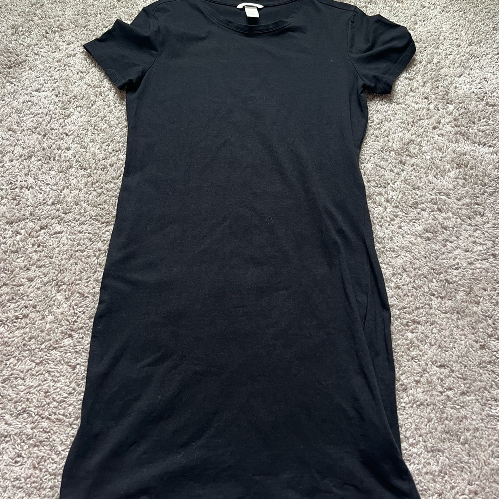 Black Short Sleeve Dress